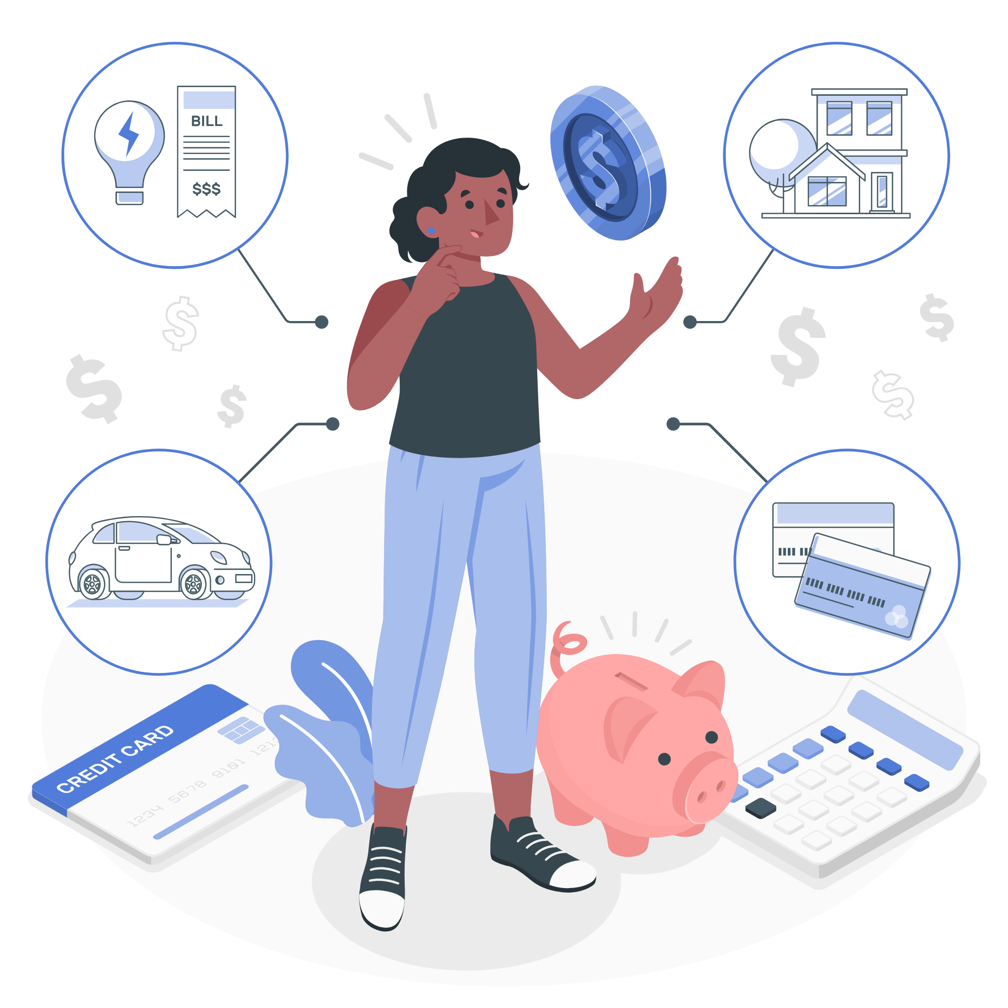 Personal Finance Management Illustration